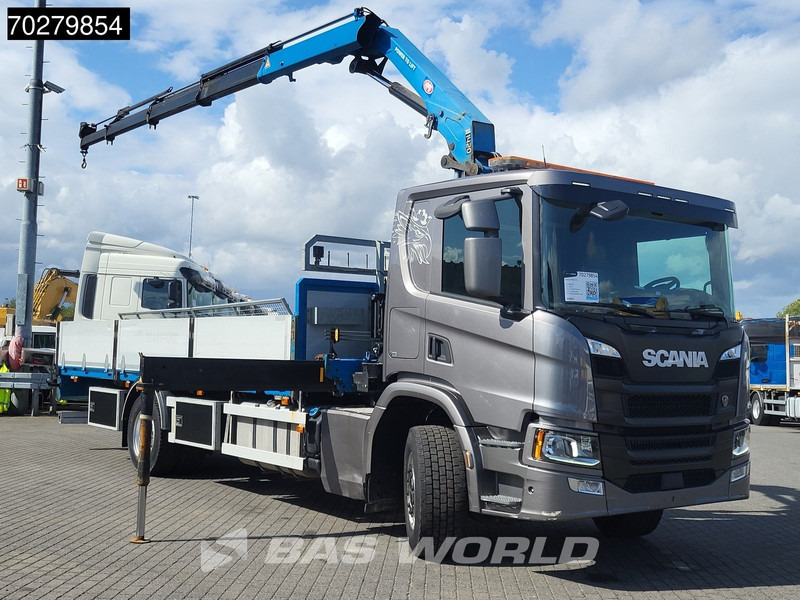 Scania P280 4X2 HMF 1420K-RC Kran Crane Automatic Euro 6 - Camião de caixa aberta/ Plataforma, Camião grua: foto 3 Scania P280 4X2 HMF 1420K-RC Kran Crane Automatic Euro 6 - Camião de caixa aberta/ Plataforma, Camião grua: foto 3