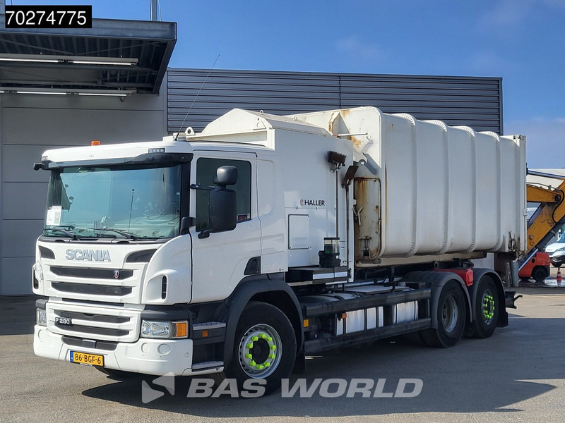 Scania P280 6X2 Zoeller Seitenlader Translift Lift+steering Axle Retarder Euro 6 - Camião polibenne: foto 1 Scania P280 6X2 Zoeller Seitenlader Translift Lift+steering Axle Retarder Euro 6 - Camião polibenne: foto 1