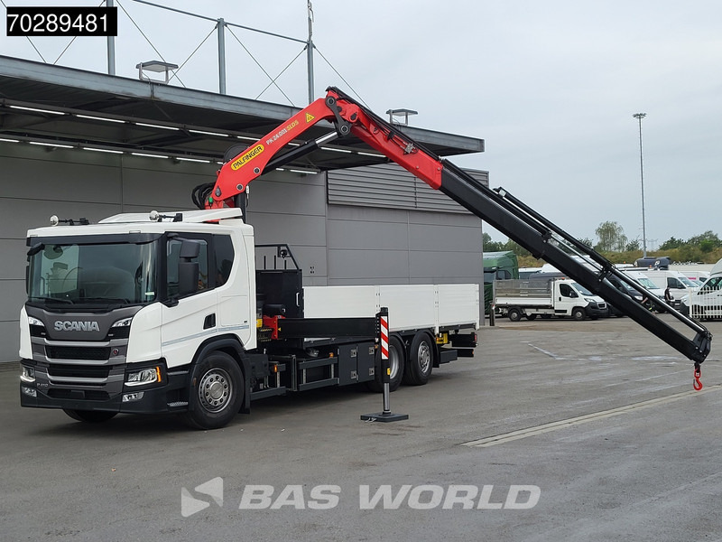 Scania P410 6X2 NEW! Palfinger PK24-001 SLD 5 Kran Crane Retarder Lift+steering axle - Camião de caixa aberta/ Plataforma, Camião grua: foto 3 Scania P410 6X2 NEW! Palfinger PK24-001 SLD 5 Kran Crane Retarder Lift+steering axle - Camião de caixa aberta/ Plataforma, Camião grua: foto 3