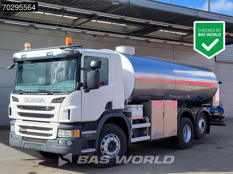 Scania P410 P 6X2 Tanker truck Automatic Retarder Lift+Steering axle Euro 6 - Caminhão tanque: foto 1 Scania P410 P 6X2 Tanker truck Automatic Retarder Lift+Steering axle Euro 6 - Caminhão tanque: foto 1