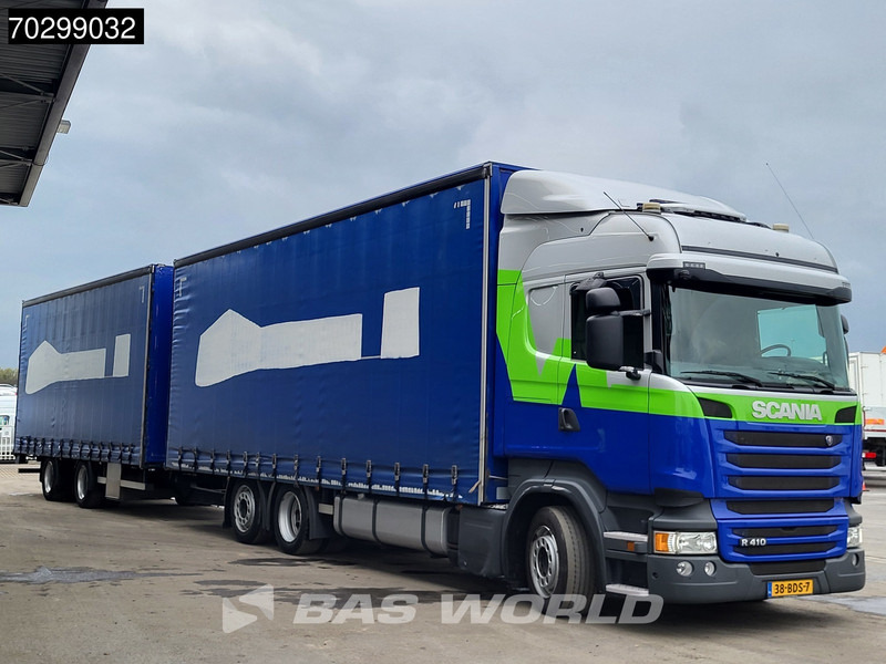 Scania R410 R 6X2 NL-Combi Curtainsides Lift+steering axle Automatic Euro 6 - Camião de lona: foto 3 Scania R410 R 6X2 NL-Combi Curtainsides Lift+steering axle Automatic Euro 6 - Camião de lona: foto 3