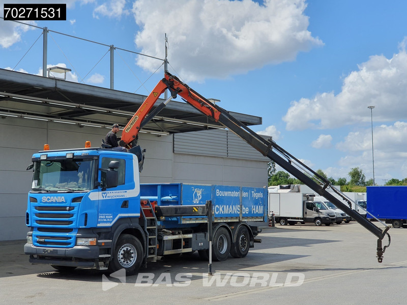 Scania R440 6X2 Palfinger PK16001 Crane Kran Lift+Lenkachse Euro 5 - Camião de caixa aberta/ Plataforma, Camião grua: foto 5 Scania R440 6X2 Palfinger PK16001 Crane Kran Lift+Lenkachse Euro 5 - Camião de caixa aberta/ Plataforma, Camião grua: foto 5