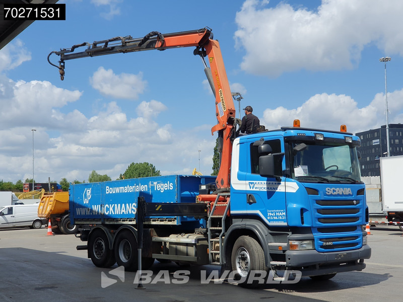 Scania R440 6X2 Palfinger PK16001 Crane Kran Lift+Lenkachse Euro 5 - Camião de caixa aberta/ Plataforma, Camião grua: foto 3 Scania R440 6X2 Palfinger PK16001 Crane Kran Lift+Lenkachse Euro 5 - Camião de caixa aberta/ Plataforma, Camião grua: foto 3