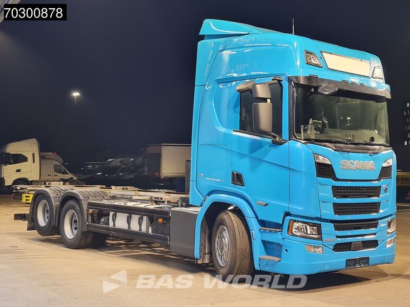 Scania R500 R 6X2 WECON BDF Full Air Suspension Retarder Lift-Axle Automatic Leather Seats - Camião transportador de contêineres/ Caixa móvel: foto 3 Scania R500 R 6X2 WECON BDF Full Air Suspension Retarder Lift-Axle Automatic Leather Seats - Camião transportador de contêineres/ Caixa móvel: foto 3