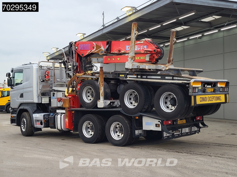 Scania R580 R 6X4 NL-Truck Diebolt D28.81 Kran Crane Holztransport + Dolly Retarder Euro 6 - Camião de transporte de madeira, Camião grua: foto 2 Scania R580 R 6X4 NL-Truck Diebolt D28.81 Kran Crane Holztransport + Dolly Retarder Euro 6 - Camião de transporte de madeira, Camião grua: foto 2
