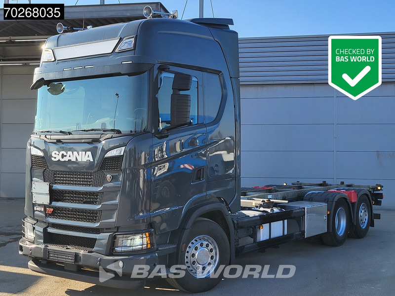 Scania S540 6X2 Retarder Full Air CS20H LED Euro 6 - Camião transportador de contêineres/ Caixa móvel: foto 1 Scania S540 6X2 Retarder Full Air CS20H LED Euro 6 - Camião transportador de contêineres/ Caixa móvel: foto 1
