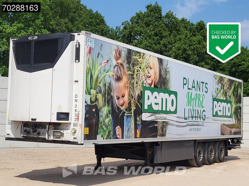 Schmitz Cargobull Carrier 3 axles Doppelverdampfer Tailgate Palettenkasten Blumenbreit LBW - Semi-reboque frigorífico: foto 1 Schmitz Cargobull Carrier 3 axles Doppelverdampfer Tailgate Palettenkasten Blumenbreit LBW - Semi-reboque frigorífico: foto 1