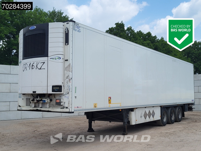 Schmitz Cargobull SCB*S3B 3 axles MOT 9/25 Doppelstock Blumenbreit Schiebewand - Semi-reboque frigorífico: foto 1 Schmitz Cargobull SCB*S3B 3 axles MOT 9/25 Doppelstock Blumenbreit Schiebewand - Semi-reboque frigorífico: foto 1