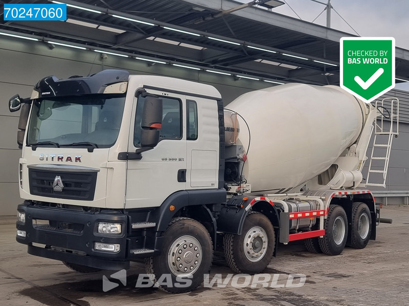 Sitrak G5 350 8X4 8m3 Liebherr HTM 804 H Mixer Big-Axle Steelsuspension - Camião betoneira: foto 1 Sitrak G5 350 8X4 8m3 Liebherr HTM 804 H Mixer Big-Axle Steelsuspension - Camião betoneira: foto 1