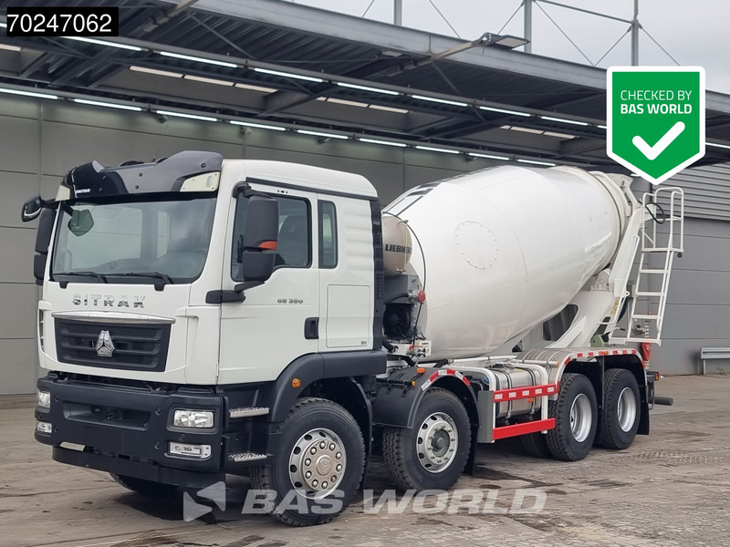 Sitrak G5 350 8X4 8m3 Liebherr mixer Manual Steel Suspension - Camião betoneira: foto 1 Sitrak G5 350 8X4 8m3 Liebherr mixer Manual Steel Suspension - Camião betoneira: foto 1