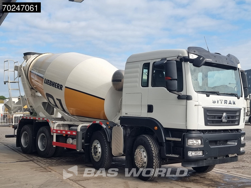 Sitrak G5 350 8X4 NEW! 8m3 Liebherr Mixer Big-Axle Steel Suspension - Camião betoneira: foto 3 Sitrak G5 350 8X4 NEW! 8m3 Liebherr Mixer Big-Axle Steel Suspension - Camião betoneira: foto 3