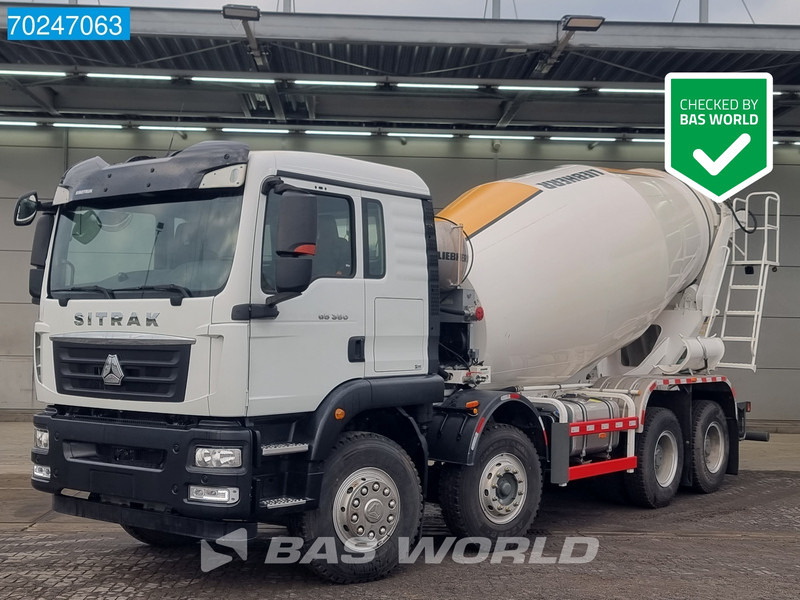 Sitrak G5.350 8X4 NEW! 8m3 Liebherr Mixer Steel suspension - Camião betoneira: foto 1 Sitrak G5.350 8X4 NEW! 8m3 Liebherr Mixer Steel suspension - Camião betoneira: foto 1