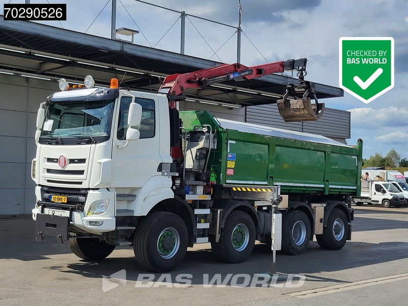 Tatra Tatra Phoenix 8P6R43/Phoenix 8X6 NL-Truck HMF 1943Z Crane 17m3 HSW Big-Axle Steering-Axle 8x6 Automatic Euro 6 - Camião basculante, Camião grua: foto 1 Tatra Tatra Phoenix 8P6R43/Phoenix 8X6 NL-Truck HMF 1943Z Crane 17m3 HSW Big-Axle Steering-Axle 8x6 Automatic Euro 6 - Camião basculante, Camião grua: foto 1