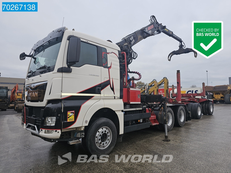 MAN TGX 26.580 6X4 Jonsered 2490 HolzKran Retarder Hiab Crane Big-Axle XL - Tractor: foto 1 MAN TGX 26.580 6X4 Jonsered 2490 HolzKran Retarder Hiab Crane Big-Axle XL - Tractor: foto 1