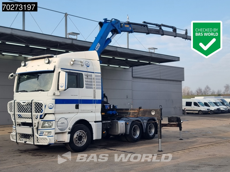 MAN TGX 33.540 TGX 6X4 XLX Retarder PTO HMF 4220 Kran Euro 5 - Tractor: foto 1 MAN TGX 33.540 TGX 6X4 XLX Retarder PTO HMF 4220 Kran Euro 5 - Tractor: foto 1