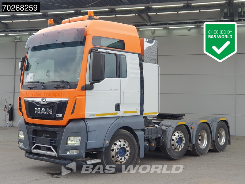 MAN TGX 41.580 8X4 160T Retarder XXL Lift+Lenkachse Standklima ACC Xenon - Tractor: foto 1 MAN TGX 41.580 8X4 160T Retarder XXL Lift+Lenkachse Standklima ACC Xenon - Tractor: foto 1
