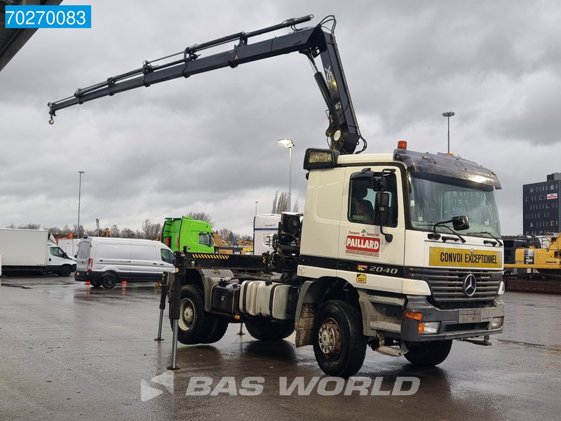 Mercedes-Benz Actros 2040 Actros 4X4 Manual 4x4 Big-Axle Full-Steel Hiab 1660-5 Kran 4x Stabilizers - Tractor: foto 3 Mercedes-Benz Actros 2040 Actros 4X4 Manual 4x4 Big-Axle Full-Steel Hiab 1660-5 Kran 4x Stabilizers - Tractor: foto 3