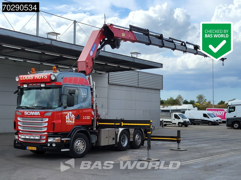 Scania G440 6X2 NL Crane Truck HMF 6020 K8 Kran Winch Retarder Lift-Steering Axle - Tractor: foto 1 Scania G440 6X2 NL Crane Truck HMF 6020 K8 Kran Winch Retarder Lift-Steering Axle - Tractor: foto 1