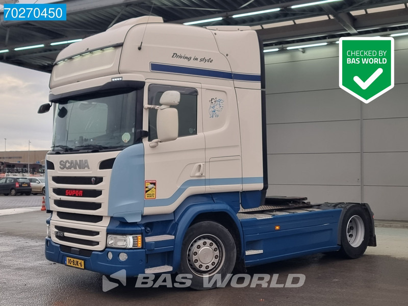 Scania R410 4X2 NL-Truck Retarder 2x Tanks Standklima - Tractor: foto 1 Scania R410 4X2 NL-Truck Retarder 2x Tanks Standklima - Tractor: foto 1