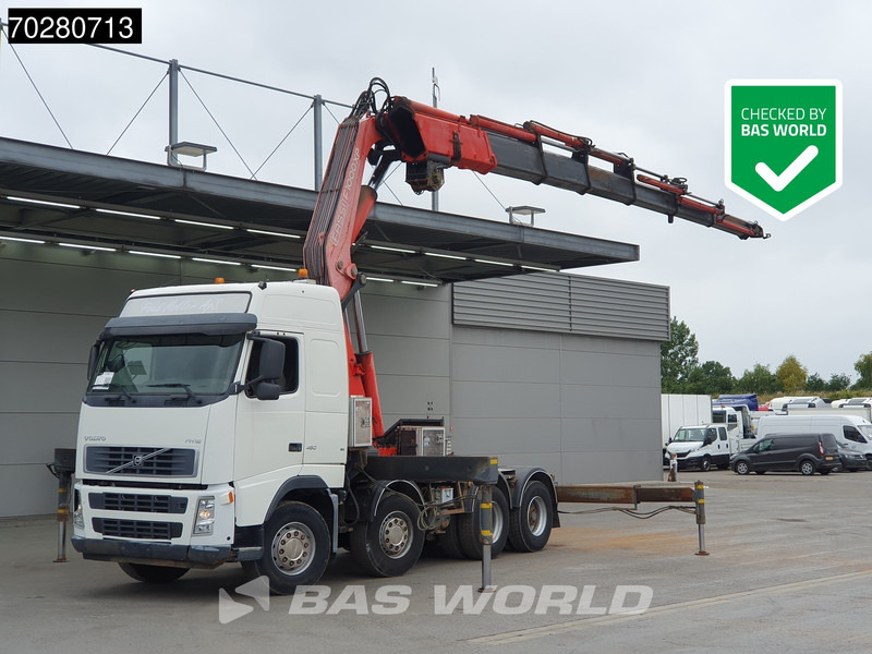 Volvo FH 460 FH 8X4 Manual Fassi F900A XP.27 Crane+Winch Big-Axle Lenkachse Kran Euro 3 - Tractor: foto 1 Volvo FH 460 FH 8X4 Manual Fassi F900A XP.27 Crane+Winch Big-Axle Lenkachse Kran Euro 3 - Tractor: foto 1