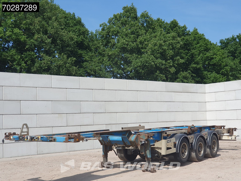 Semi-reboque transportador de contêineres/ Caixa móvel Van Hool 3B0068 3 axles Liftachse: foto 8