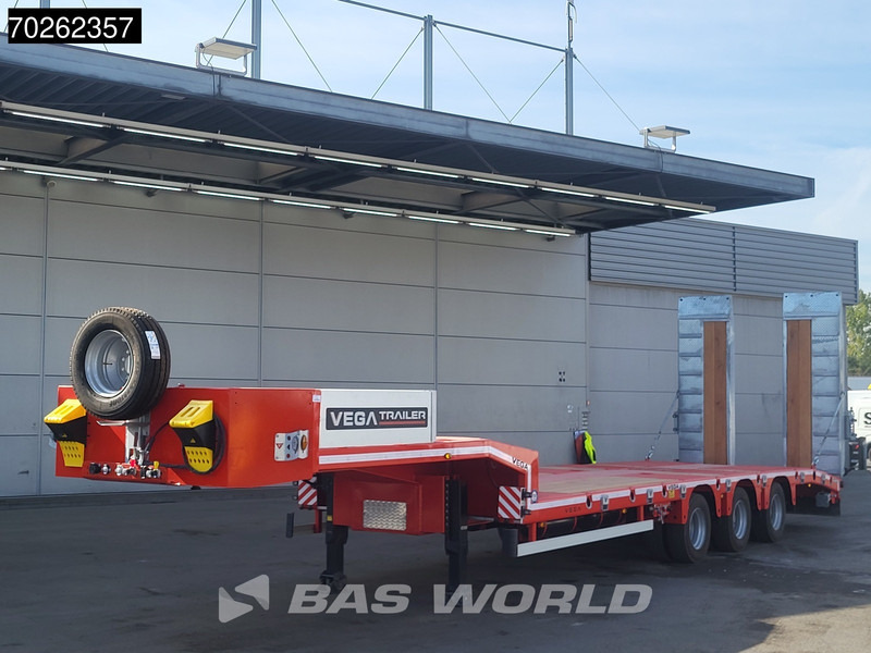 Vega Lowbed 2 axles NEW Hydr. Ramps. Lift+Steering Axle - Semi-reboque baixa: foto 2 Vega Lowbed 2 axles NEW Hydr. Ramps. Lift+Steering Axle - Semi-reboque baixa: foto 2