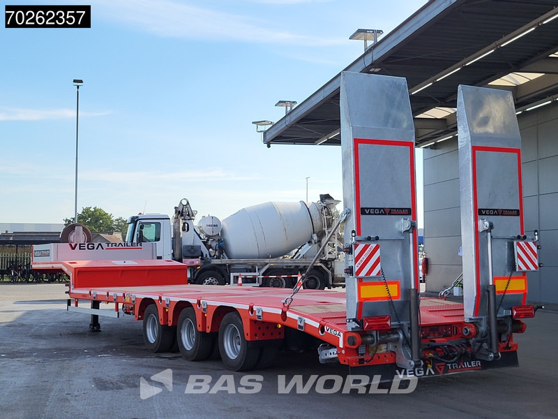 Vega Lowbed 2 axles NEW Hydr. Ramps. Lift+Steering Axle - Semi-reboque baixa: foto 3 Vega Lowbed 2 axles NEW Hydr. Ramps. Lift+Steering Axle - Semi-reboque baixa: foto 3