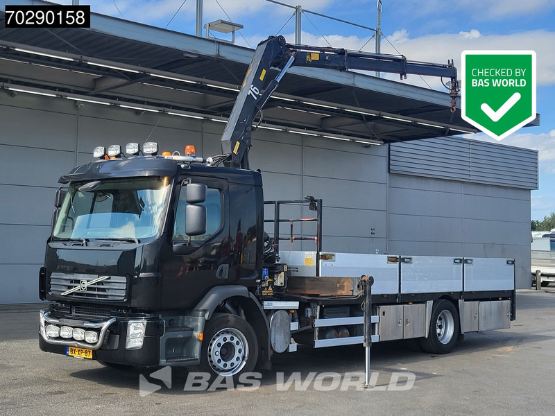 Volvo FE 240 4X2 HMF 760 K2 Kran Crane Remote control Manual Euro 5 - Camião de caixa aberta/ Plataforma, Camião grua: foto 1 Volvo FE 240 4X2 HMF 760 K2 Kran Crane Remote control Manual Euro 5 - Camião de caixa aberta/ Plataforma, Camião grua: foto 1
