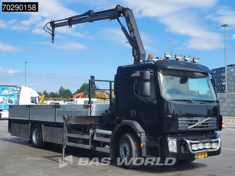 Volvo FE 240 4X2 HMF 760 K2 Kran Crane Remote control Manual Euro 5 - Camião de caixa aberta/ Plataforma, Camião grua: foto 3 Volvo FE 240 4X2 HMF 760 K2 Kran Crane Remote control Manual Euro 5 - Camião de caixa aberta/ Plataforma, Camião grua: foto 3