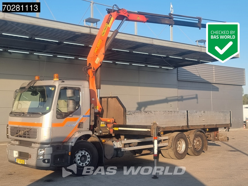 Volvo FE 280 6X2 NL-Truck Palfinger PK15500 Kran CraneManual Liftachse Euro 4 - Camião de caixa aberta/ Plataforma, Camião grua: foto 1 Volvo FE 280 6X2 NL-Truck Palfinger PK15500 Kran CraneManual Liftachse Euro 4 - Camião de caixa aberta/ Plataforma, Camião grua: foto 1