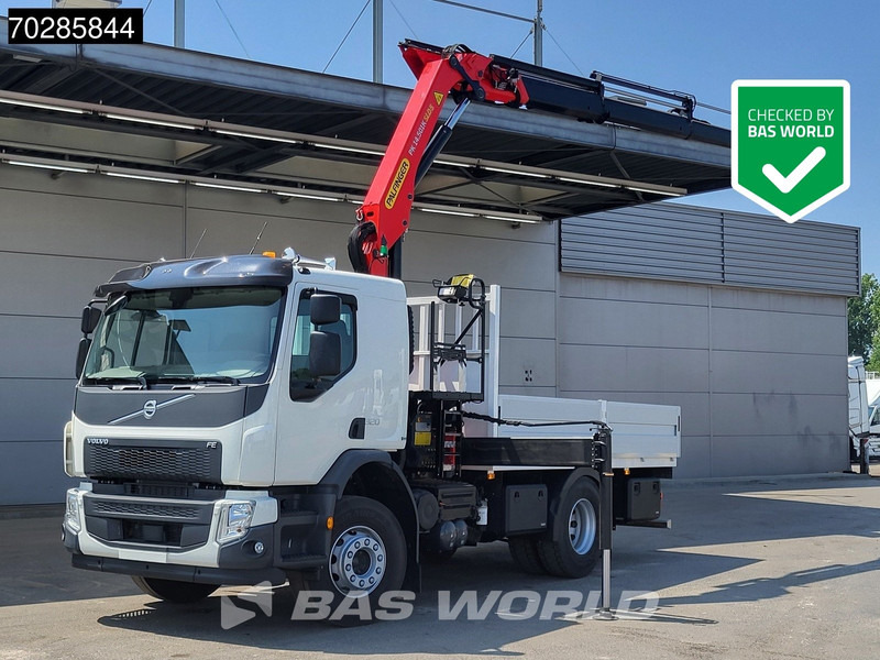 Volvo FE 320 4X2 NEW! Palfinger PK14.501K SLD5 Remote Crane Kran Euro 6 - Camião de caixa aberta/ Plataforma, Camião grua: foto 1 Volvo FE 320 4X2 NEW! Palfinger PK14.501K SLD5 Remote Crane Kran Euro 6 - Camião de caixa aberta/ Plataforma, Camião grua: foto 1