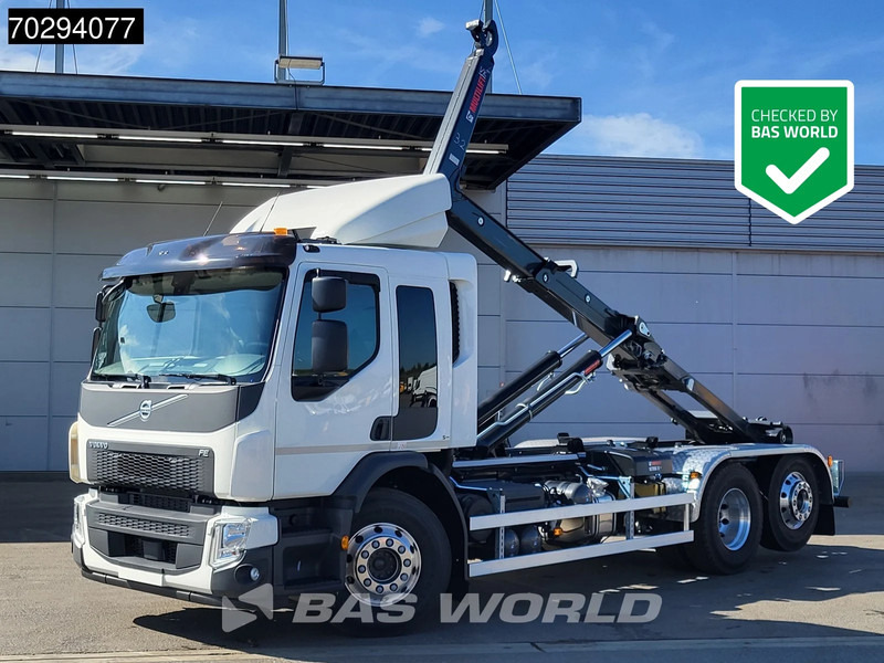 Volvo FE 320 6X2 NEW HIAB 21Tons Abrollkipper Lift+Lenkachse Automatic Euro 6 - Camião polibenne: foto 1 Volvo FE 320 6X2 NEW HIAB 21Tons Abrollkipper Lift+Lenkachse Automatic Euro 6 - Camião polibenne: foto 1