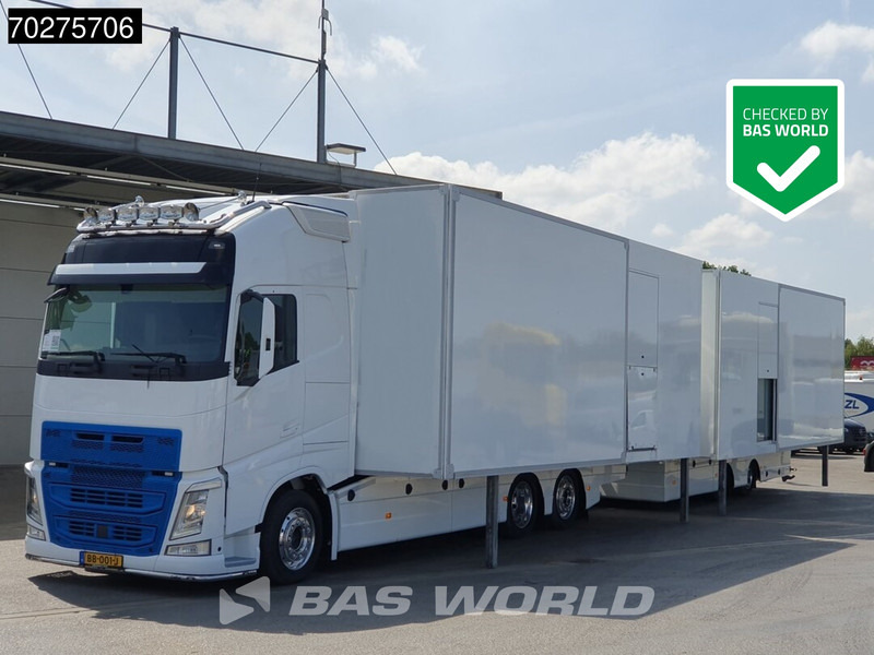 Volvo FH 500 6X2 NL-Truck LOW Milage! Extandable Mobile Clinic BDF Boxes VEB+ - Camião transportador de contêineres/ Caixa móvel: foto 1 Volvo FH 500 6X2 NL-Truck LOW Milage! Extandable Mobile Clinic BDF Boxes VEB+ - Camião transportador de contêineres/ Caixa móvel: foto 1