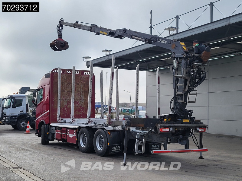 Volvo FH 540 FH 6X4 Kesla 2112ZT Crane Retarder Big-Axle I-ParkCool Xenon Euro 6 - Camião de transporte de madeira, Camião grua: foto 2 Volvo FH 540 FH 6X4 Kesla 2112ZT Crane Retarder Big-Axle I-ParkCool Xenon Euro 6 - Camião de transporte de madeira, Camião grua: foto 2
