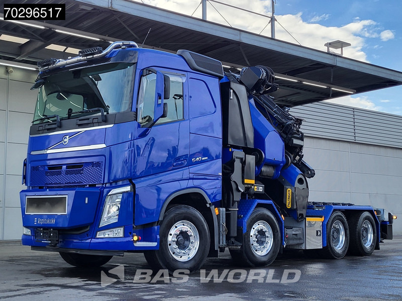 Volvo FH 540 FH 8X4 Palfinger PK165.002 TEC G Fly-Jib Winch Big-Axle VEB+ Euro 6 - Camião de caixa aberta/ Plataforma, Camião grua: foto 5 Volvo FH 540 FH 8X4 Palfinger PK165.002 TEC G Fly-Jib Winch Big-Axle VEB+ Euro 6 - Camião de caixa aberta/ Plataforma, Camião grua: foto 5