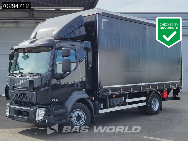 Volvo FL 280 4X2 16tonner 2000kg ladebordwand Automatic Euro 6 - Camião de lona: foto 1 Volvo FL 280 4X2 16tonner 2000kg ladebordwand Automatic Euro 6 - Camião de lona: foto 1