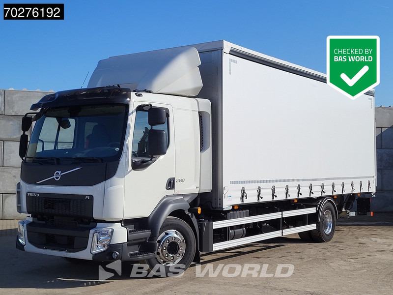 Volvo FL 280 4X2 NEW! 16tons Manual Ladebordwand PTO Alcoa's Euro 6 - Camião de lona: foto 1 Volvo FL 280 4X2 NEW! 16tons Manual Ladebordwand PTO Alcoa's Euro 6 - Camião de lona: foto 1