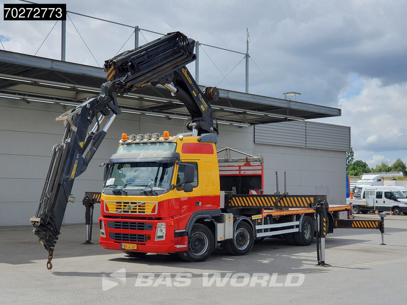 Volvo FM 440 8X2 NL-Truck Palfinger PK74002 Kran + Jib + Winch Lift+Lenkachse Euro 5 - Camião de caixa aberta/ Plataforma, Camião grua: foto 1 Volvo FM 440 8X2 NL-Truck Palfinger PK74002 Kran + Jib + Winch Lift+Lenkachse Euro 5 - Camião de caixa aberta/ Plataforma, Camião grua: foto 1