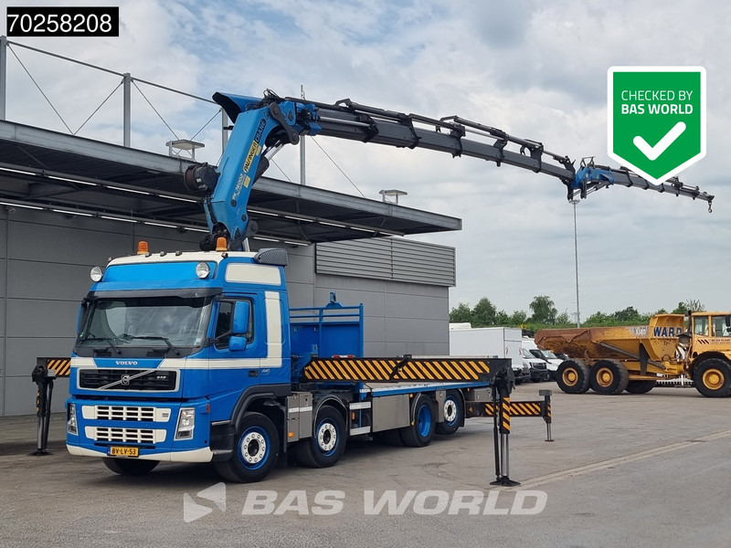 Volvo FM 440 8X2 Palfinger PK74002 + JIB + Winch Lift-Lenkachse Euro 5 - Camião de caixa aberta/ Plataforma, Camião grua: foto 1 Volvo FM 440 8X2 Palfinger PK74002 + JIB + Winch Lift-Lenkachse Euro 5 - Camião de caixa aberta/ Plataforma, Camião grua: foto 1