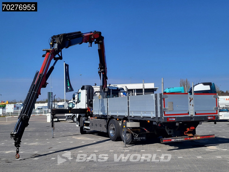 Volvo FM 450 6X2 HMF3220 K5 + Jib K5 Crane Kran Lift-Steering Axle VEB+ Automatic - Camião de caixa aberta/ Plataforma, Camião grua: foto 3 Volvo FM 450 6X2 HMF3220 K5 + Jib K5 Crane Kran Lift-Steering Axle VEB+ Automatic - Camião de caixa aberta/ Plataforma, Camião grua: foto 3
