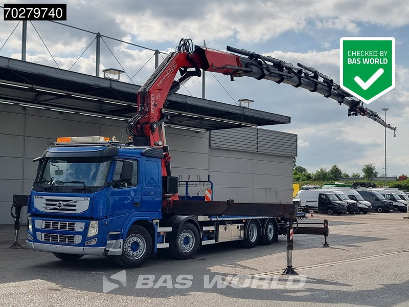 Volvo FM 450 8X2 FASSI 100 Ton/Meter Crane Kran 7 + 6 Jib Lift+steering Axle Euro 5 - Camião de caixa aberta/ Plataforma, Camião grua: foto 1 Volvo FM 450 8X2 FASSI 100 Ton/Meter Crane Kran 7 + 6 Jib Lift+steering Axle Euro 5 - Camião de caixa aberta/ Plataforma, Camião grua: foto 1