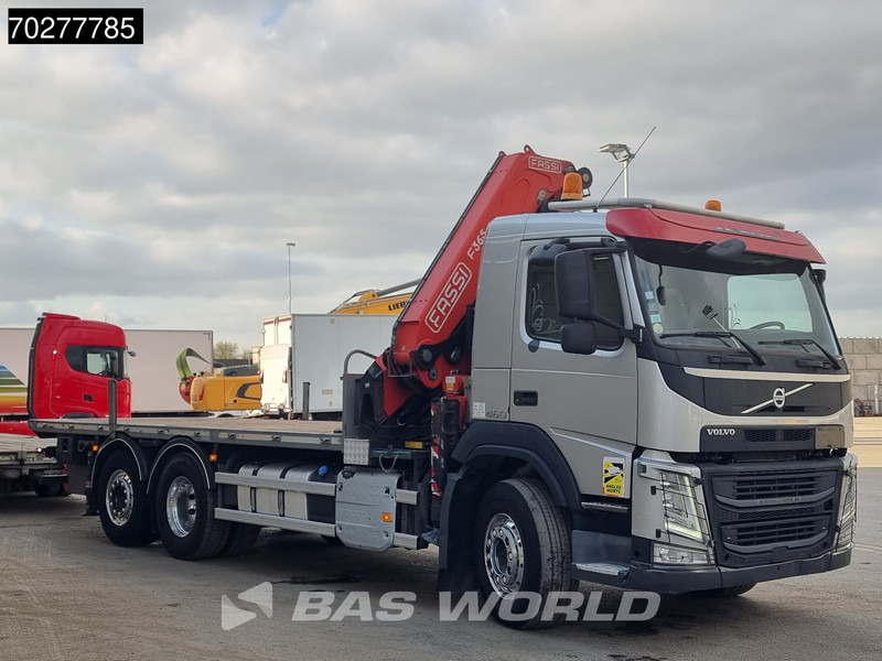 Camião de caixa aberta/ Plataforma, Camião grua Volvo FM 460 6X2 Fassi F365A.2.25 E-Dynamic Retarder Euro 6 Kraan Crane: foto 9