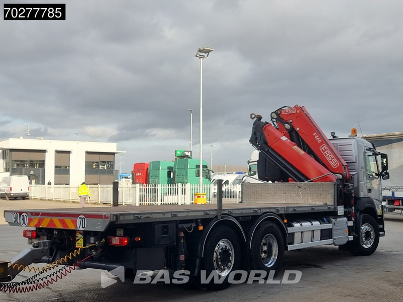 Camião de caixa aberta/ Plataforma, Camião grua Volvo FM 460 6X2 Fassi F365A.2.25 E-Dynamic Retarder Euro 6 Kraan Crane: foto 10