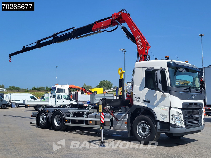 Volvo FM 460 6X2 NEW! FASSI F235A.0.25 Kran + HYVA 20-57-S Lift+steering axle Euro 6 - Camião polibenne, Camião grua: foto 3 Volvo FM 460 6X2 NEW! FASSI F235A.0.25 Kran + HYVA 20-57-S Lift+steering axle Euro 6 - Camião polibenne, Camião grua: foto 3