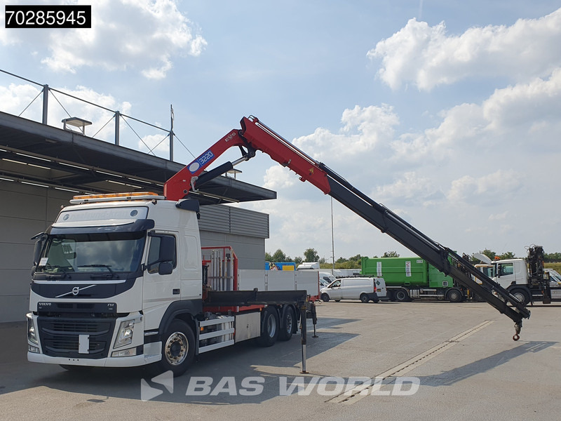 Volvo FM 500 6X2 HMF 3220-K7 Crane Kran Lift-Steering Axle Euro 6 - Camião de caixa aberta/ Plataforma, Camião grua: foto 5 Volvo FM 500 6X2 HMF 3220-K7 Crane Kran Lift-Steering Axle Euro 6 - Camião de caixa aberta/ Plataforma, Camião grua: foto 5
