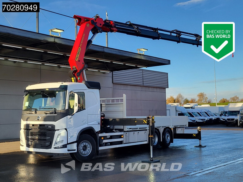 Volvo FM 500 6X2 NEW! Palfinger PK41002 EH-E Kran Crane Lift-steering Axle Euro 6 - Camião de caixa aberta/ Plataforma, Camião grua: foto 1 Volvo FM 500 6X2 NEW! Palfinger PK41002 EH-E Kran Crane Lift-steering Axle Euro 6 - Camião de caixa aberta/ Plataforma, Camião grua: foto 1