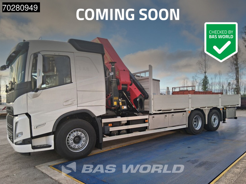 Volvo FM 500 6X2 NEW! Palfinger PK41002 EH-E Kran Crane Lift-steering Axle Euro 6 - Camião de caixa aberta/ Plataforma, Camião grua: foto 1 Volvo FM 500 6X2 NEW! Palfinger PK41002 EH-E Kran Crane Lift-steering Axle Euro 6 - Camião de caixa aberta/ Plataforma, Camião grua: foto 1