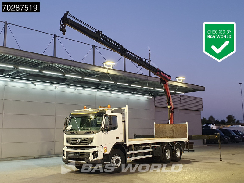 Volvo FMX 370 6X4 Palfinger PK18002 EH Crane Kran Automatic Euro 5 - Camião de caixa aberta/ Plataforma, Camião grua: foto 1 Volvo FMX 370 6X4 Palfinger PK18002 EH Crane Kran Automatic Euro 5 - Camião de caixa aberta/ Plataforma, Camião grua: foto 1