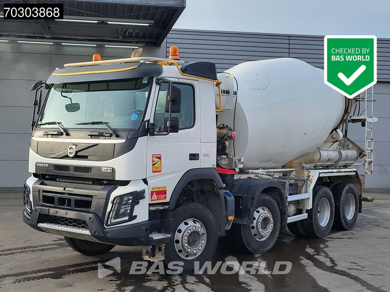 Volvo FMX 410 8X4 9m3 Liebherr mixer Steelsuspension Automatic Euro 6 - Camião betoneira: foto 1 Volvo FMX 410 8X4 9m3 Liebherr mixer Steelsuspension Automatic Euro 6 - Camião betoneira: foto 1