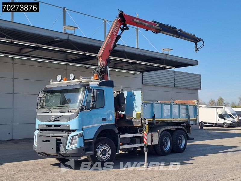 Volvo FMX 420 6X4 Fassi F155A.2.22 Crane 9m3 Big-Axle Automatic Euro 5 - Camião basculante, Camião grua: foto 1 Volvo FMX 420 6X4 Fassi F155A.2.22 Crane 9m3 Big-Axle Automatic Euro 5 - Camião basculante, Camião grua: foto 1
